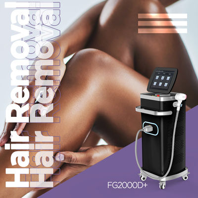 4 Wellenlängen-Dioden-Laser-Haar-Abbau-System 1600W 2J/Cm2-100J/Cm2
