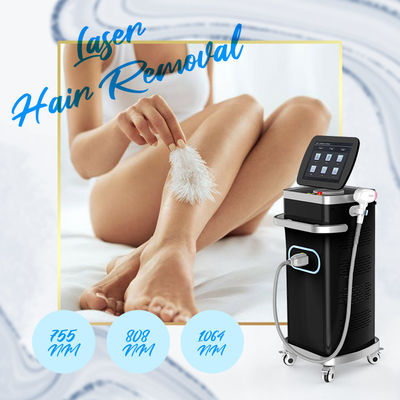 Medizinische Dioden-Laser-Schönheits-Maschine der Laser-Haar-Abbau-Maschinen-755nm 808nm 1064nm für Salon