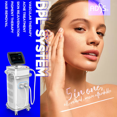 Laser-Maschine ADSS-Schönheits-DPL   E-Licht-Haar-Abbau-Maschine mit Gefäßtherapie