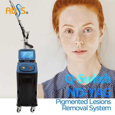 Q geschalteter Laser Pico Laser Tattoo Removal Machine 1064nm 532nm Nd-Yag