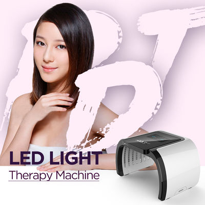 Tragbare Lichttherapie-Gesichtsmaschine der Haut-Verjüngungs-Maschinen-7 der Farbepdt LED