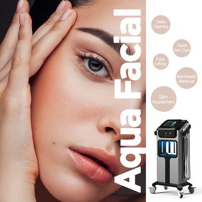 Schönheits-Wasser-Sauerstoff, der hydro- Dermabrasion Gesichts-Hydrafaci Maschine Schale Microdermabrasion weiß wird